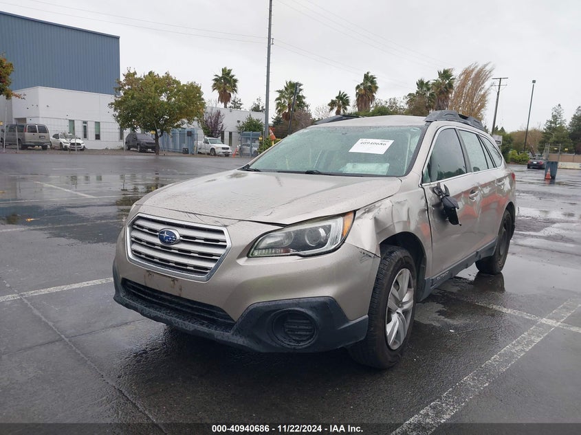 2015 SUBARU OUTBACK 2.5I - 4S4BSAACXF3239186