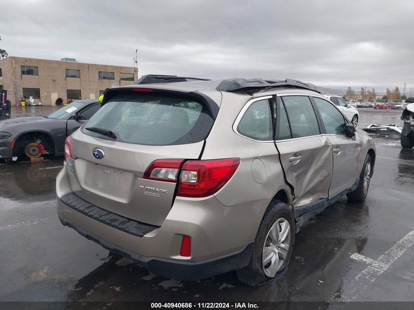 2015 SUBARU OUTBACK 2.5I - 4S4BSAACXF3239186