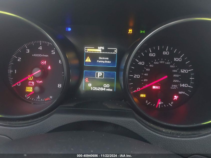 2015 SUBARU OUTBACK 2.5I - 4S4BSAACXF3239186