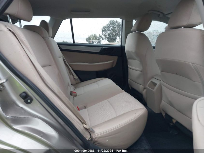 2015 SUBARU OUTBACK 2.5I - 4S4BSAACXF3239186