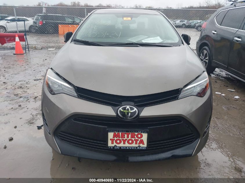 2019 Toyota Corolla Le VIN: 5YFBURHE0KP930801 Lot: 40940693