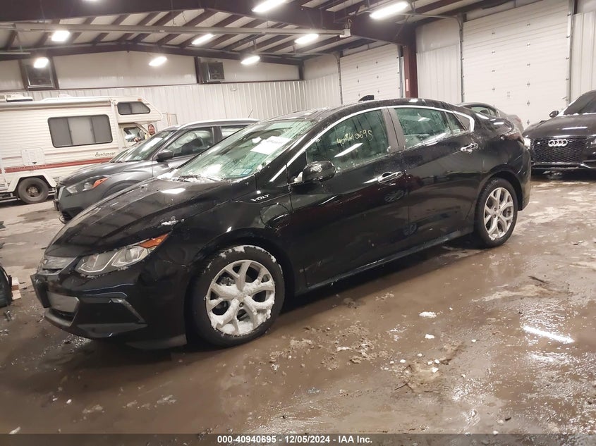 Vin: 1g1rd6s57ju107153, lot: 41430469, chevrolet volt premier 20182