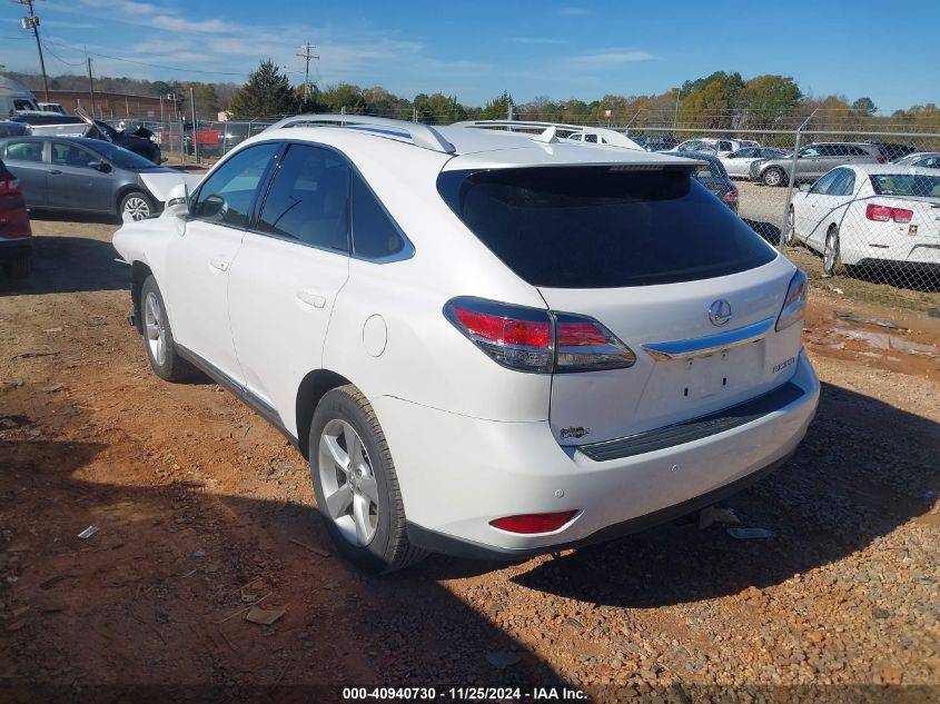 VIN 2T2BK1BA6DC204159 2013 LEXUS RX 350 no.3