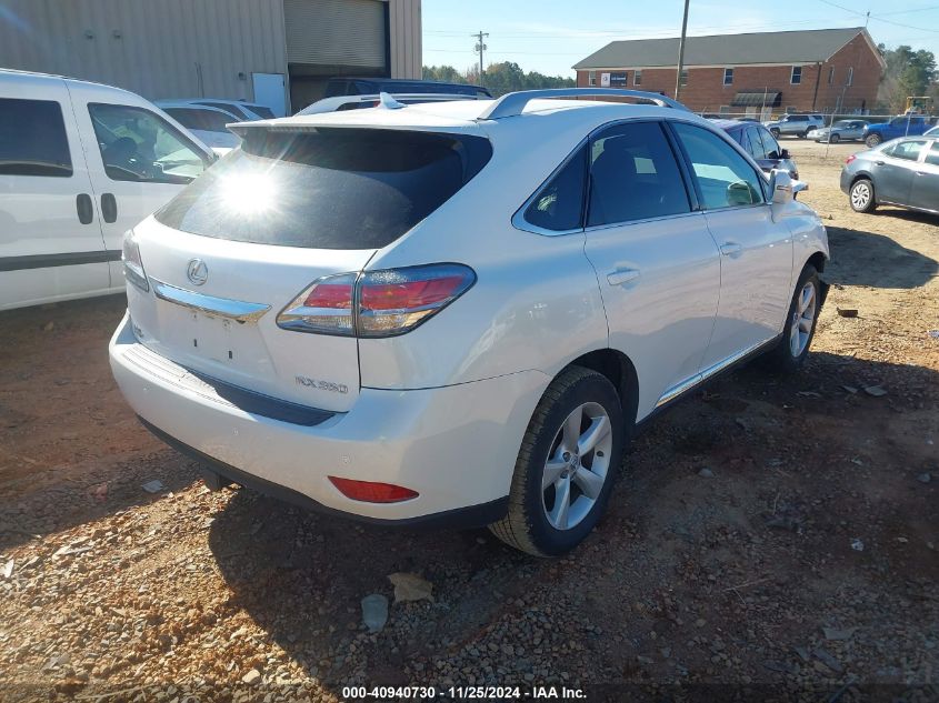 VIN 2T2BK1BA6DC204159 2013 LEXUS RX 350 no.4