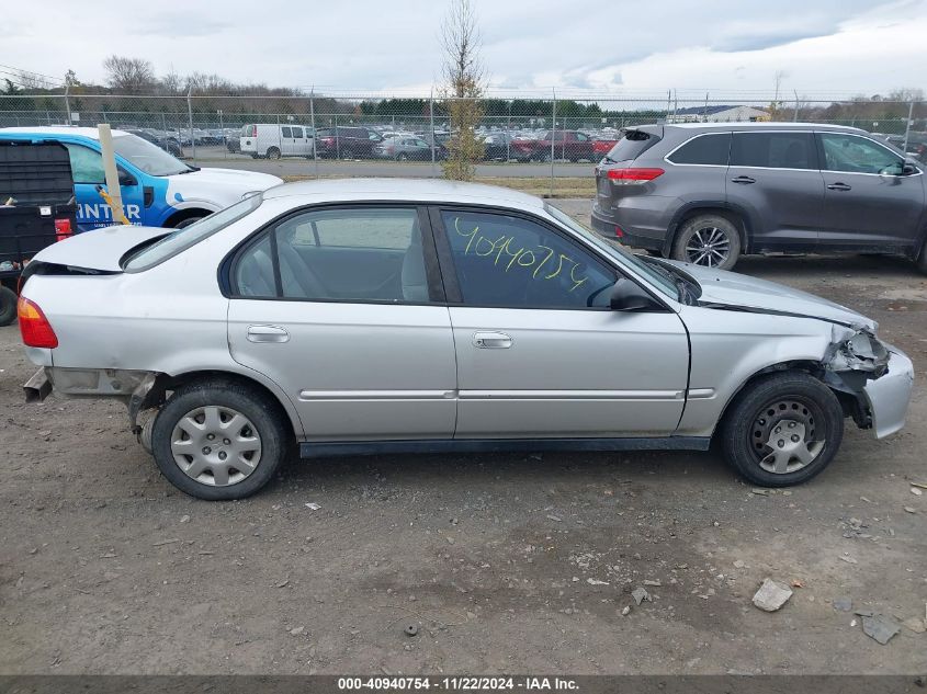 1999 Honda Civic Value Package VIN: 2HGEJ6617XH531046 Lot: 40940754