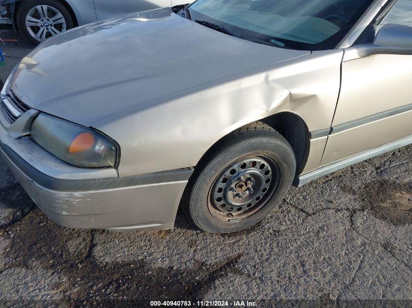 2001 Chevrolet Impala VIN: 2G1WF55E319238211 Lot: 40940783