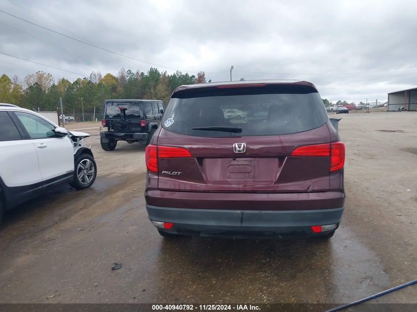 2017 HONDA PILOT EX-L - 5FNYF5H59HB008562