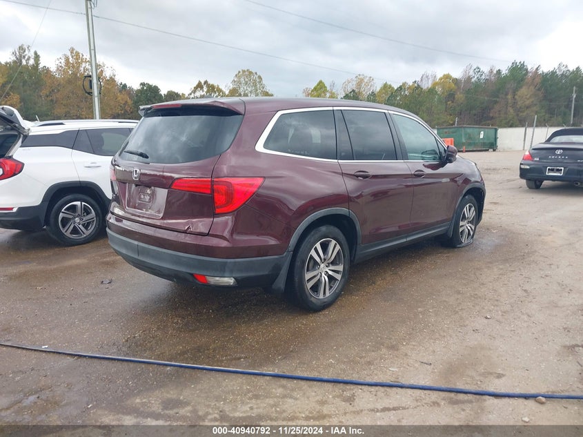 2017 HONDA PILOT EX-L - 5FNYF5H59HB008562