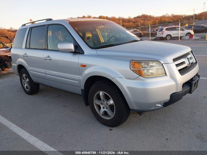 2006 Honda Pilot Ex-L VIN: 5FNYF187X6B028598 Lot: 40940799