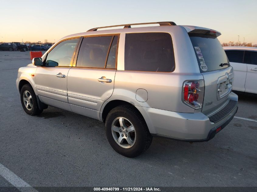 2006 Honda Pilot Ex-L VIN: 5FNYF187X6B028598 Lot: 40940799