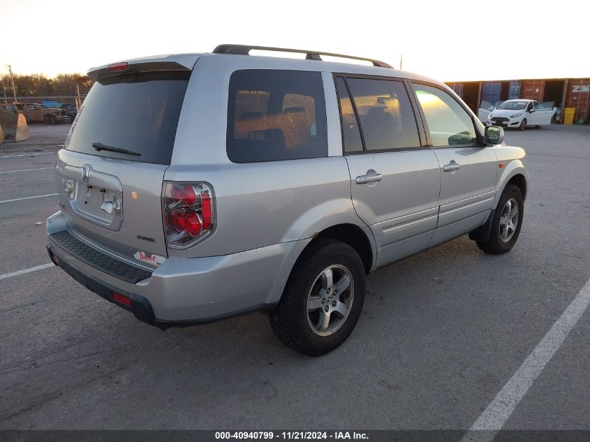 2006 Honda Pilot Ex-L VIN: 5FNYF187X6B028598 Lot: 40940799