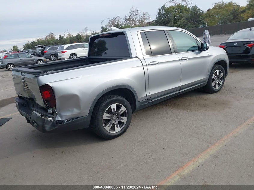 2017 HONDA RIDGELINE RTL - 5FPYK2F59HB001552