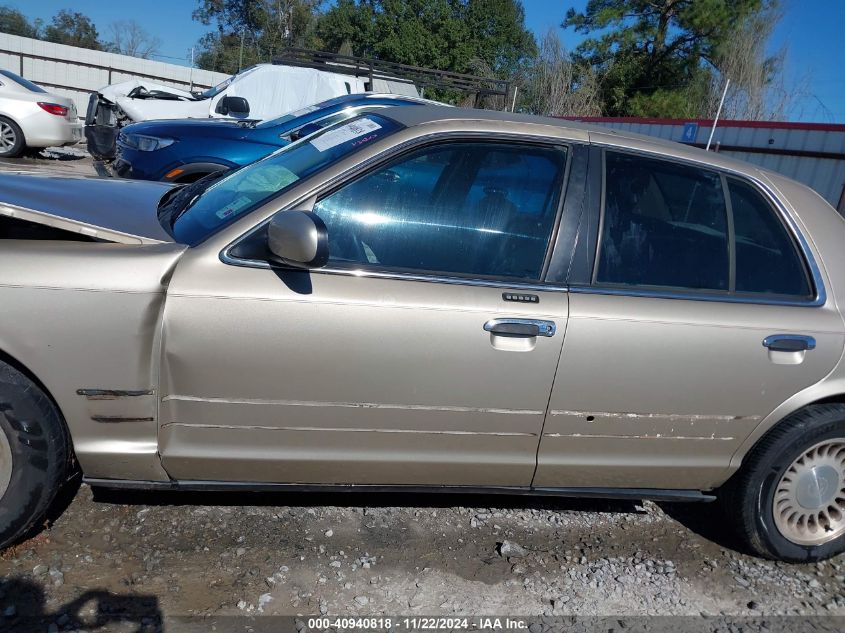 2000 Mercury Grand Marquis Gs VIN: 2MEFM74W7YX622581 Lot: 40940818