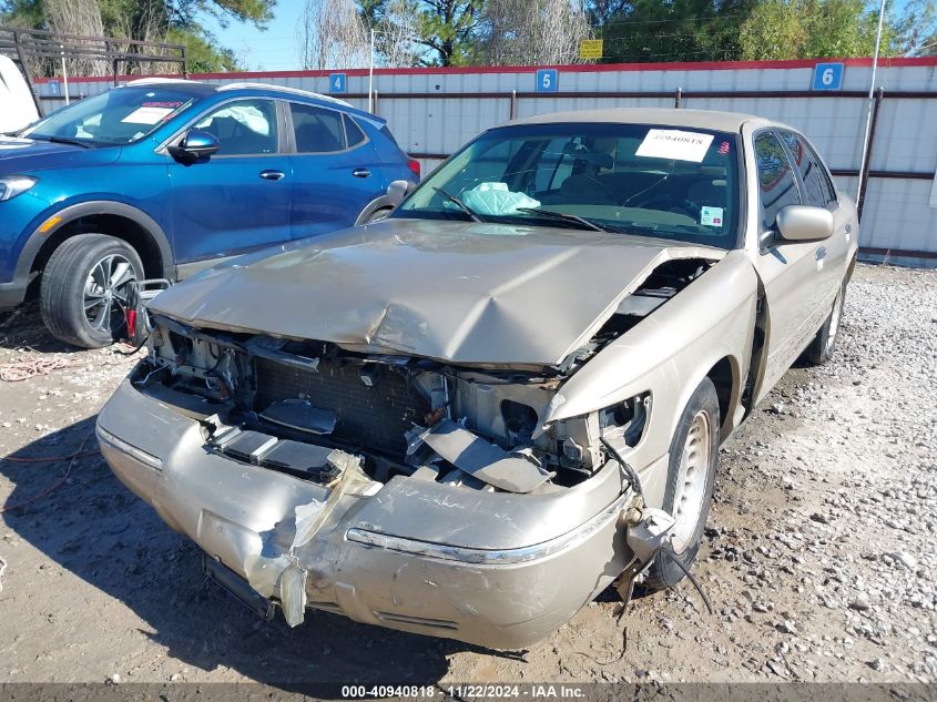 2000 Mercury Grand Marquis Gs VIN: 2MEFM74W7YX622581 Lot: 40940818