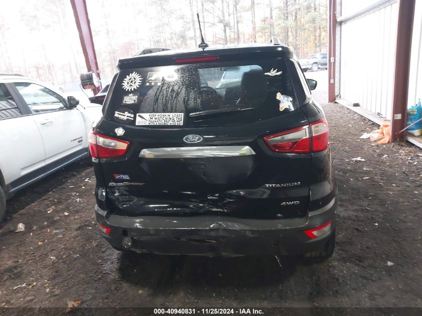 2018 Ford Ecosport Titanium VIN: MAJ6P1WL2JC192430 Lot: 40940831