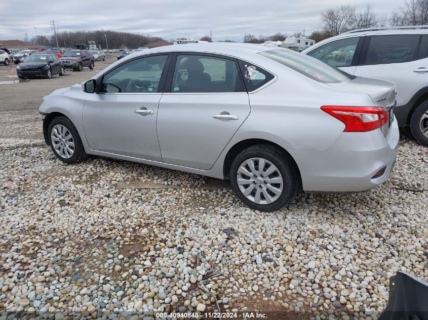 2017 Nissan Sentra Sv VIN: 3N1AB7AP1HY358487 Lot: 40940848