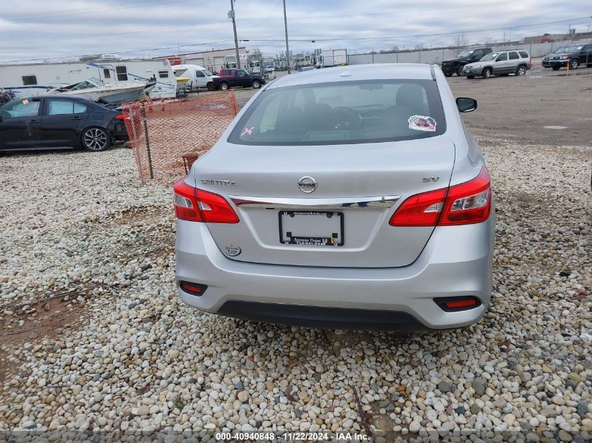 2017 Nissan Sentra Sv VIN: 3N1AB7AP1HY358487 Lot: 40940848