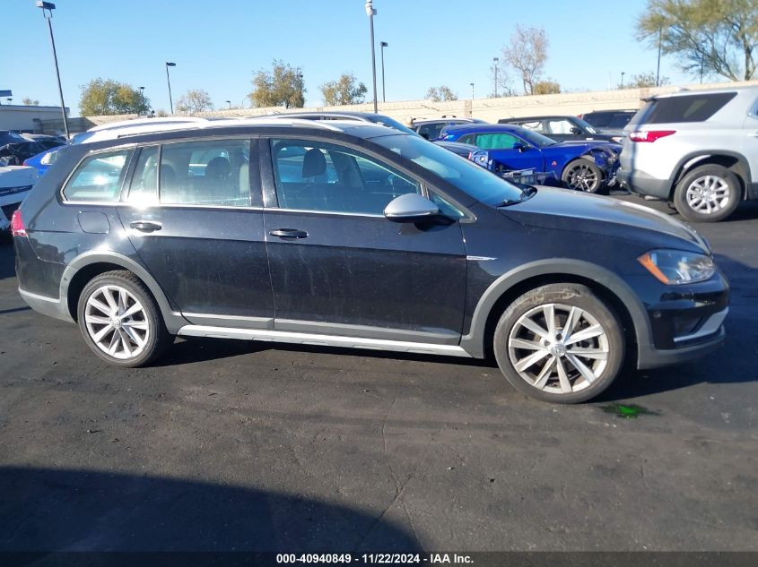 2017 Volkswagen Golf Alltrack Tsi S/Tsi Se/Tsi Sel VIN: 3VWH17AU6HM523054 Lot: 40940849