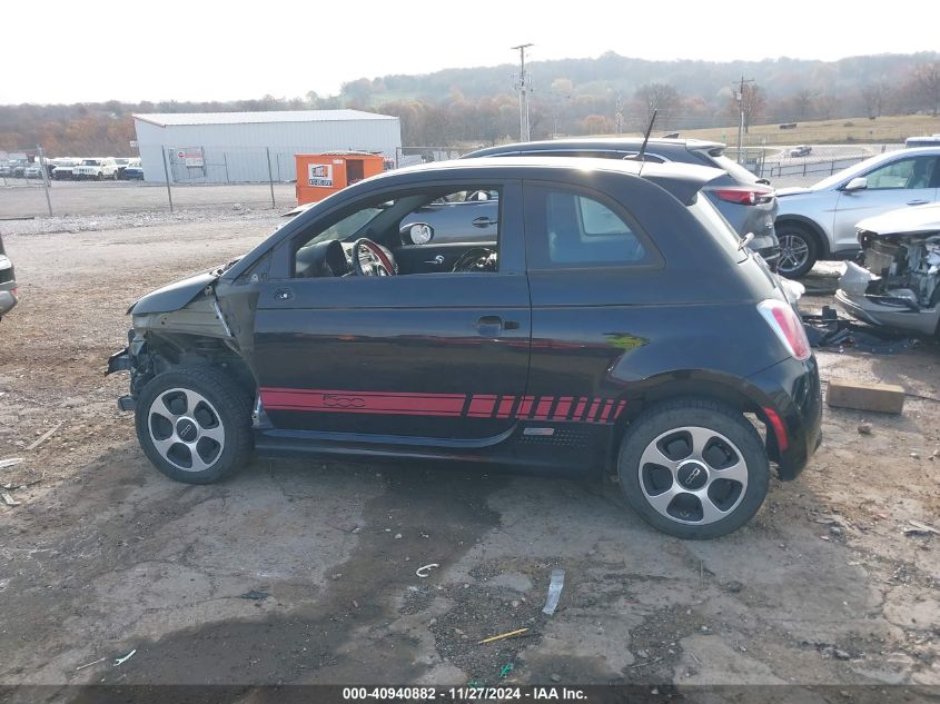 2013 Fiat 500E Battery Electric VIN: 3C3CFFGE9DT744872 Lot: 40940882