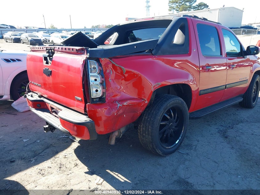 2007 CHEVROLET AVALANCHE 1500 VIN: 3GNEC12027G321616