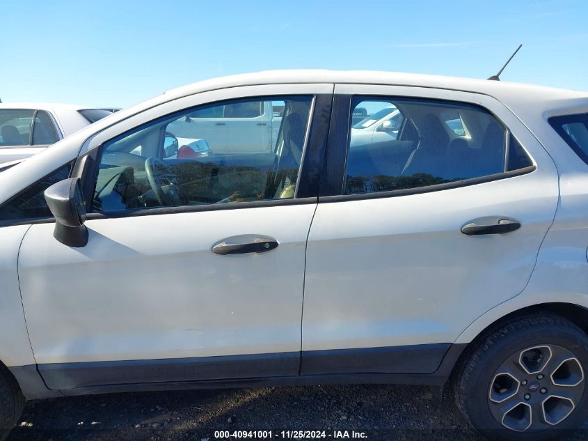 2018 Ford Ecosport S VIN: MAJ6P1SL7JC188475 Lot: 40941001