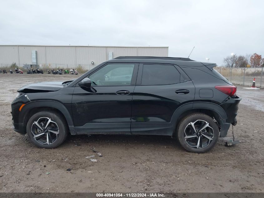 2022 Chevrolet Trailblazer Awd Rs VIN: KL79MUSL0NB031574 Lot: 40941054