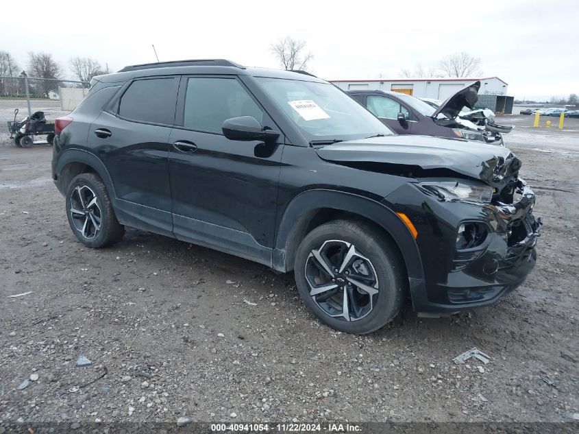 2022 Chevrolet Trailblazer Awd Rs VIN: KL79MUSL0NB031574 Lot: 40941054