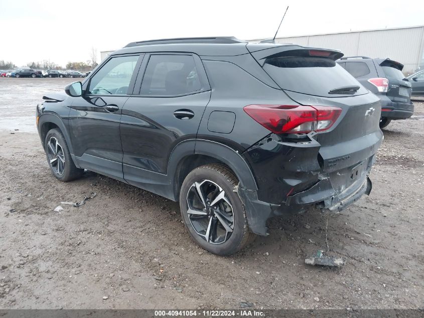 2022 Chevrolet Trailblazer Awd Rs VIN: KL79MUSL0NB031574 Lot: 40941054