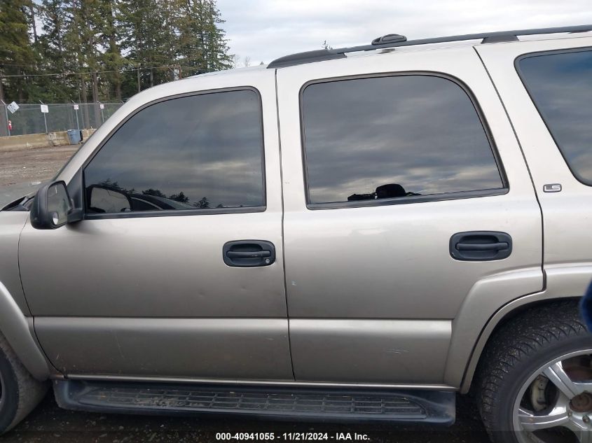 2002 Chevrolet Tahoe C1500 VIN: 1GNEC13Z72R265405 Lot: 40941055