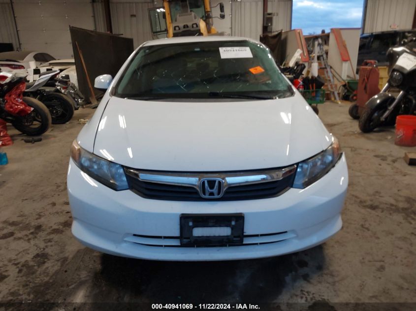 2012 Honda Civic Hf VIN: 2HGFB2F64CH553568 Lot: 40941069