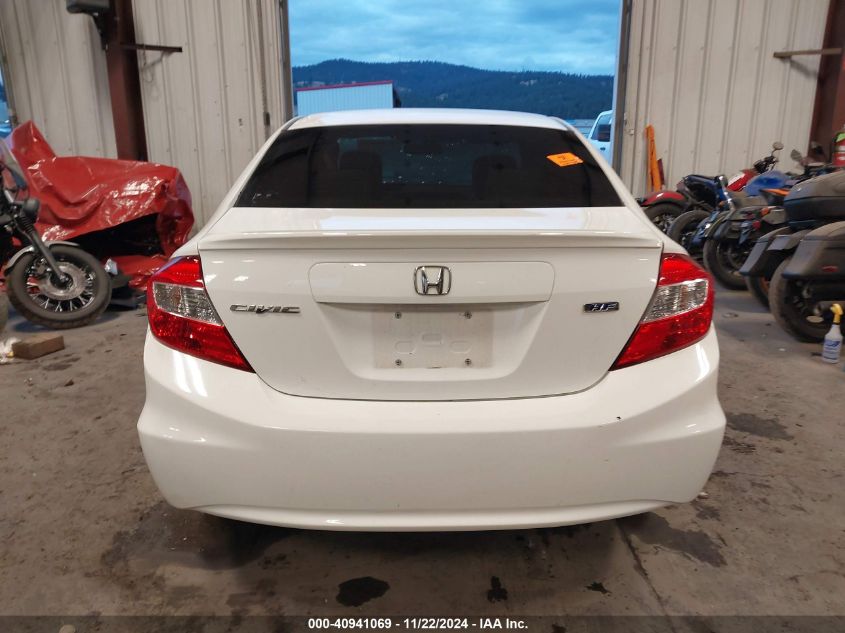 2012 Honda Civic Hf VIN: 2HGFB2F64CH553568 Lot: 40941069