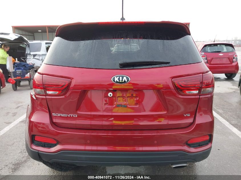 2019 Kia Sorento 3.3L S VIN: 5XYPG4A55KG589443 Lot: 40941072