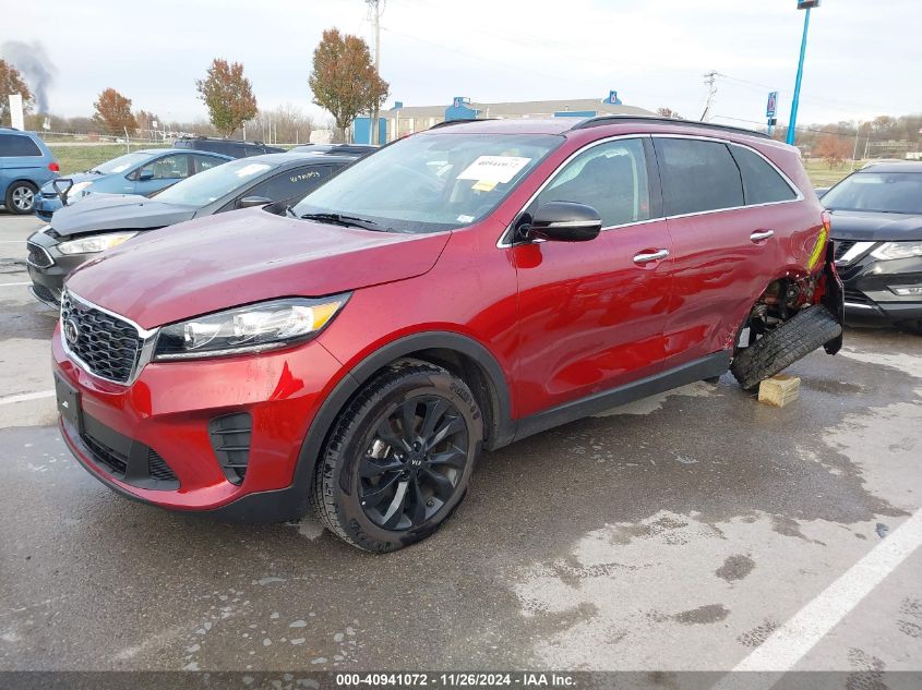 VIN 5XYPG4A55KG589443 2019 KIA Sorento, 3.3L S no.2