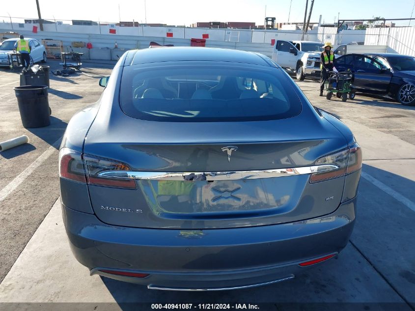 2014 Tesla Model S P85 VIN: 5YJSA1H19EFP36792 Lot: 40941087