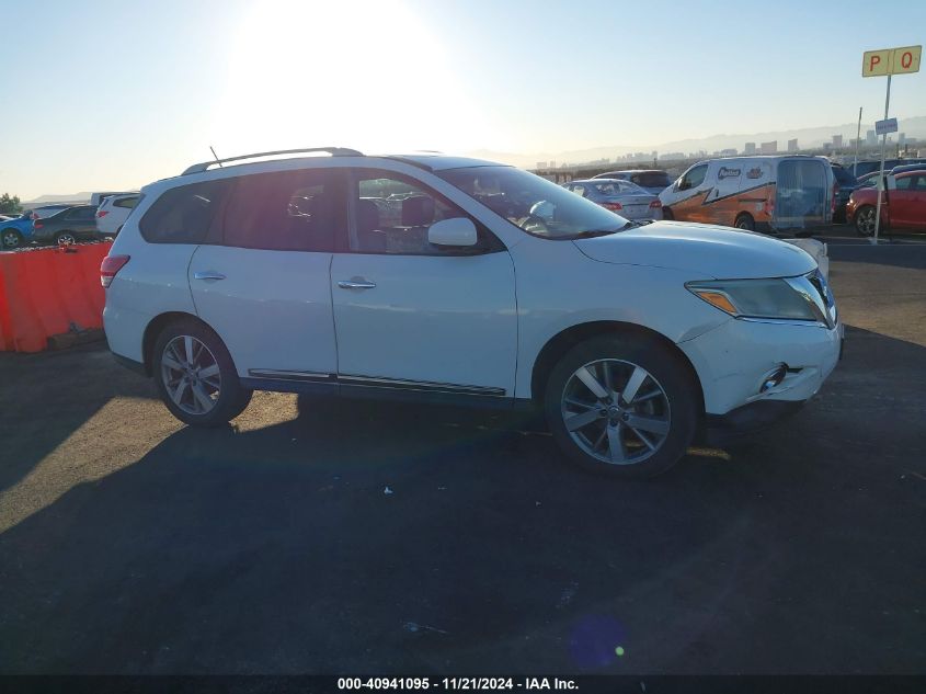 2014 Nissan Pathfinder Platinum VIN: 5N1AR2MMXEC610296 Lot: 40941095