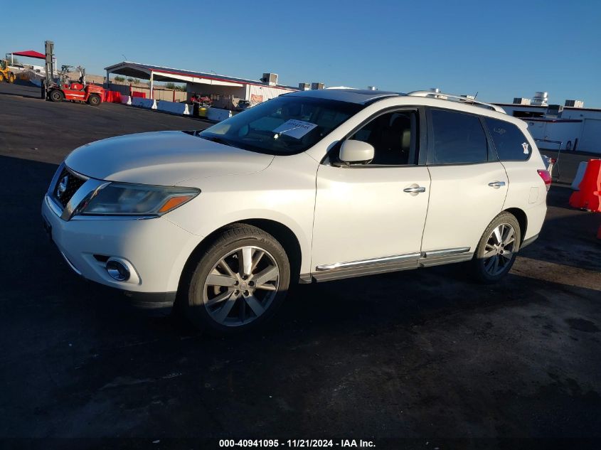 2014 Nissan Pathfinder Platinum VIN: 5N1AR2MMXEC610296 Lot: 40941095