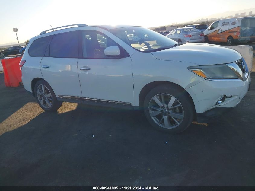 2014 Nissan Pathfinder Platinum VIN: 5N1AR2MMXEC610296 Lot: 40941095