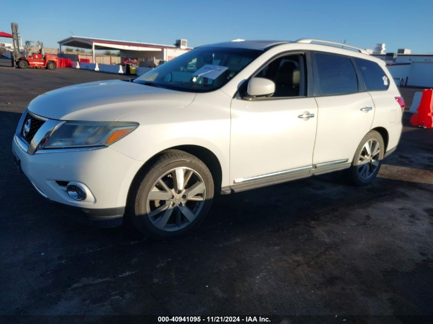 2014 Nissan Pathfinder Platinum VIN: 5N1AR2MMXEC610296 Lot: 40941095