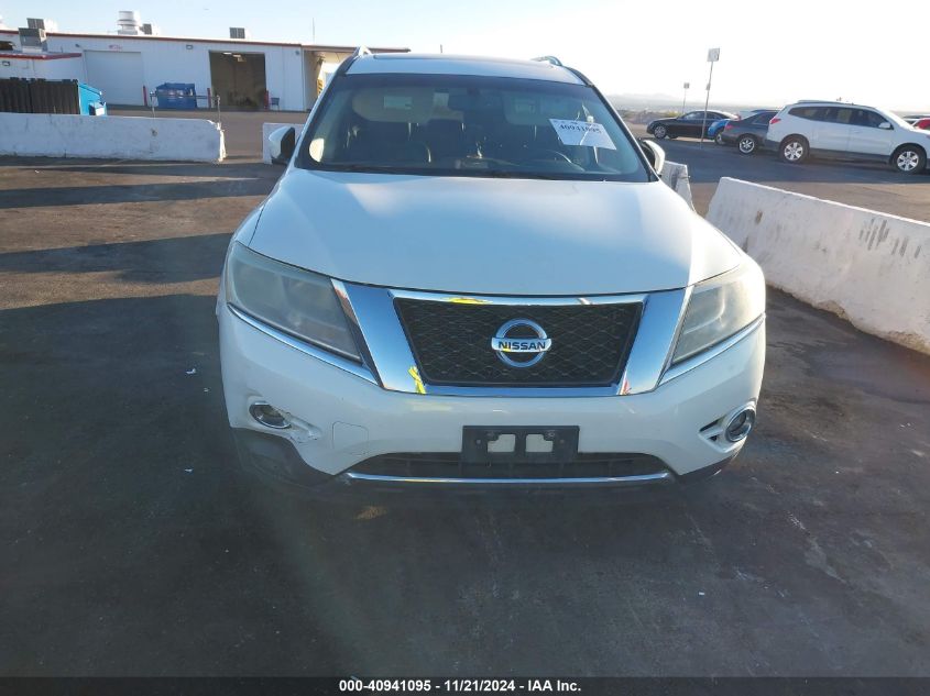 2014 Nissan Pathfinder Platinum VIN: 5N1AR2MMXEC610296 Lot: 40941095