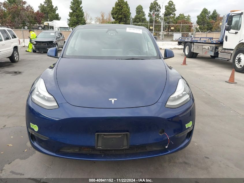 2023 Tesla Model Y Awd/Long Range Dual Motor All-Wheel Drive VIN: 7SAYGDEE5PA122567 Lot: 40941152