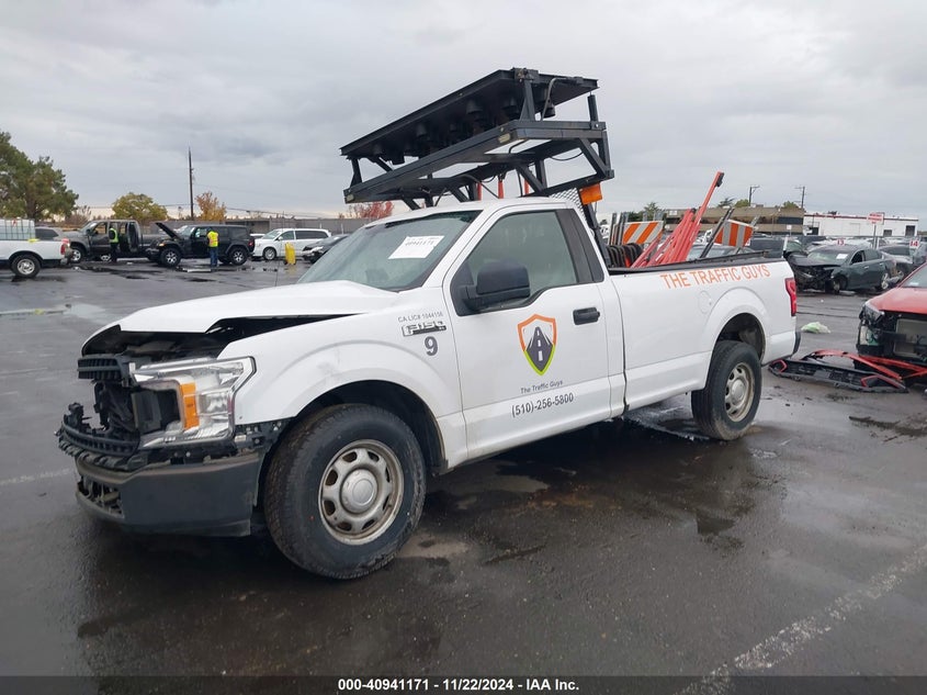 VIN 1FTMF1CB8JKE67045 2018 FORD F-150 XL