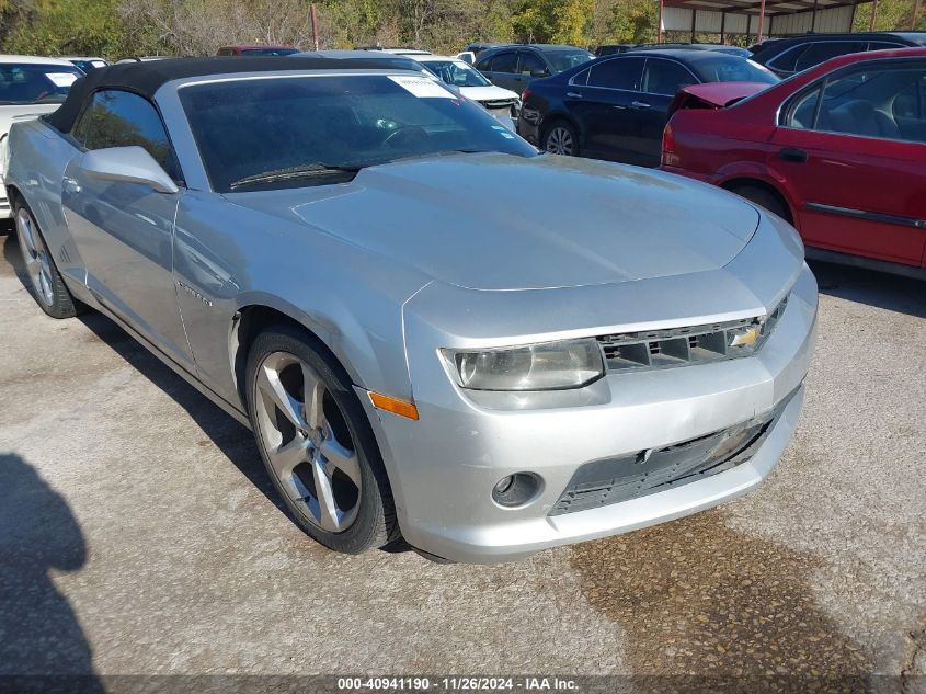 2014 Chevrolet Camaro 2Lt VIN: 2G1FC3D39E9299341 Lot: 40941190