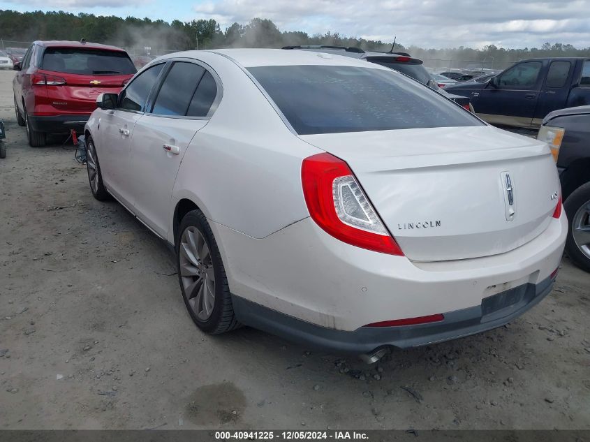 VIN 1LNHL9DK7DG608620 2013 LINCOLN MKS no.3