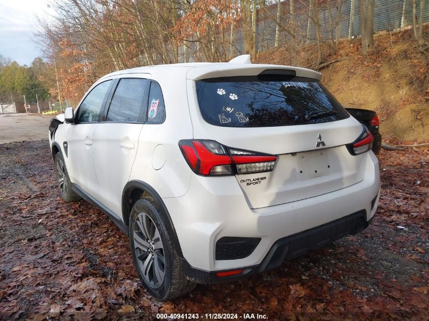 2020 Mitsubishi Outlander Sport 2.0 Es VIN: JA4AP3AU8LU002895 Lot: 40941243