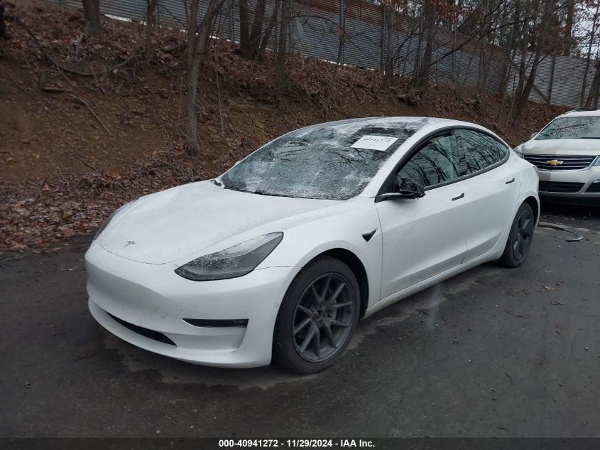 VIN 5YJ3E1EB7MF031445 2021 Tesla Model 3, Long Rang... no.2