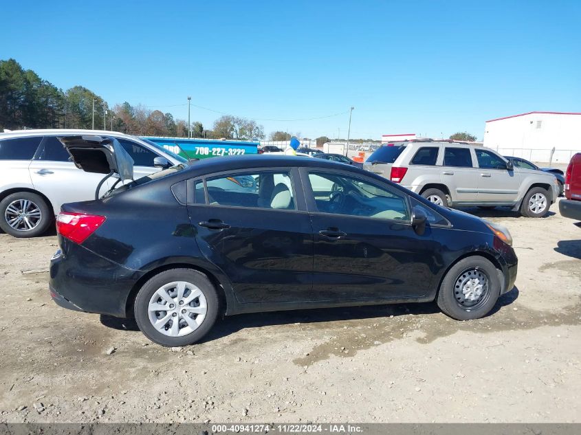 2013 Kia Rio Ex VIN: KNADN4A36D6124244 Lot: 40941274