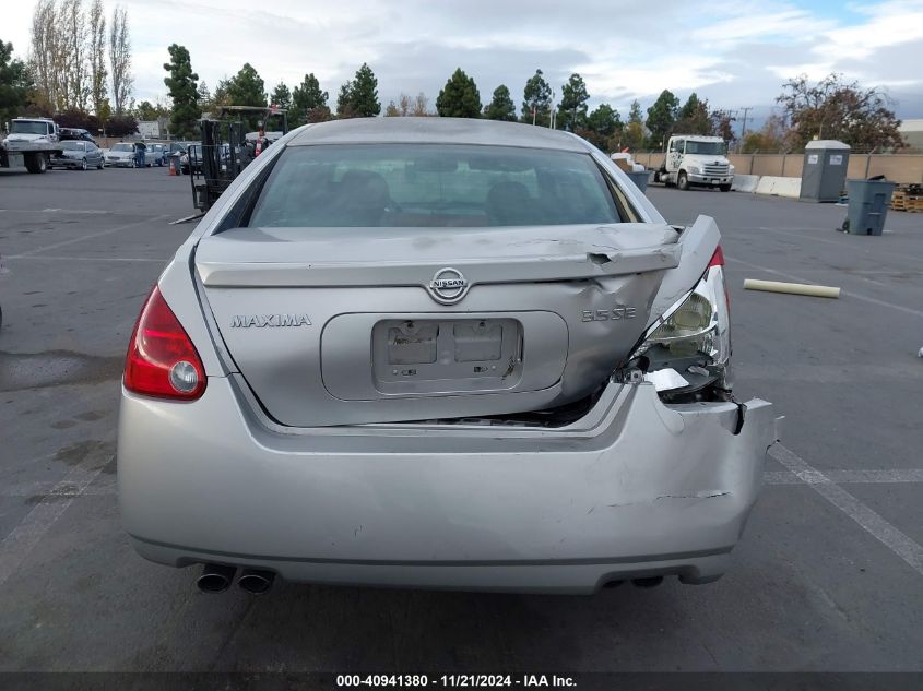 2006 Nissan Maxima 3.5 Se VIN: 1N4BA41E06C860291 Lot: 40941380