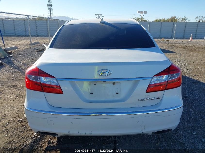 2012 Hyundai Genesis 4.6 VIN: KMHGC4DF3CU206708 Lot: 40941437