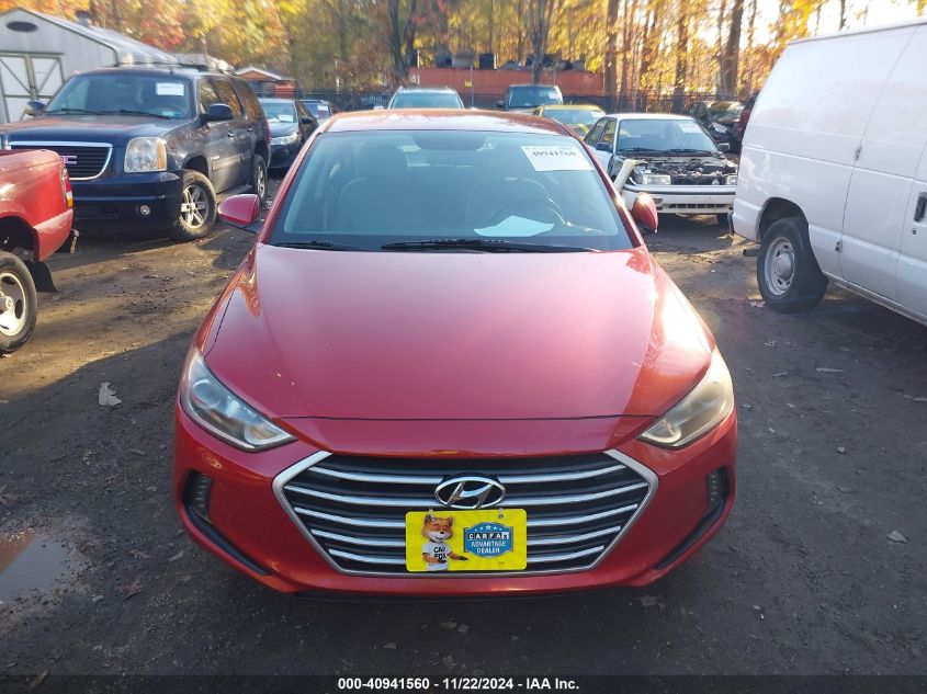 VIN KMHD84LF3HU106024 2017 HYUNDAI ELANTRA SE