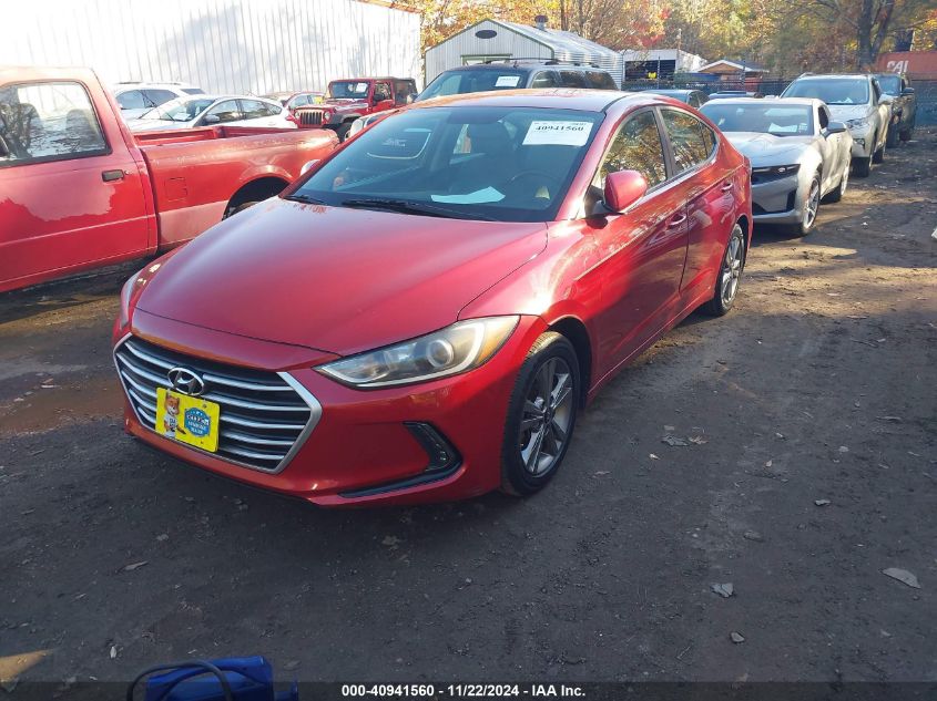 VIN KMHD84LF3HU106024 2017 HYUNDAI ELANTRA SE